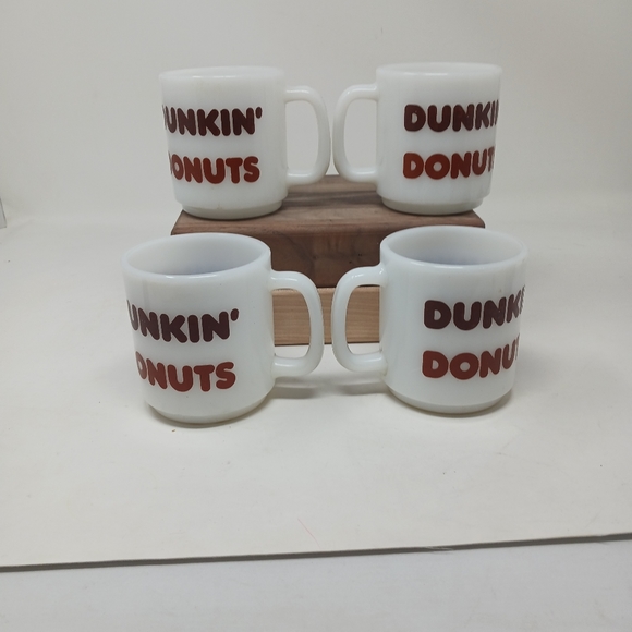 Vintage dunkin donuts coffee mugs set of 4 - Picture 5 of 10
